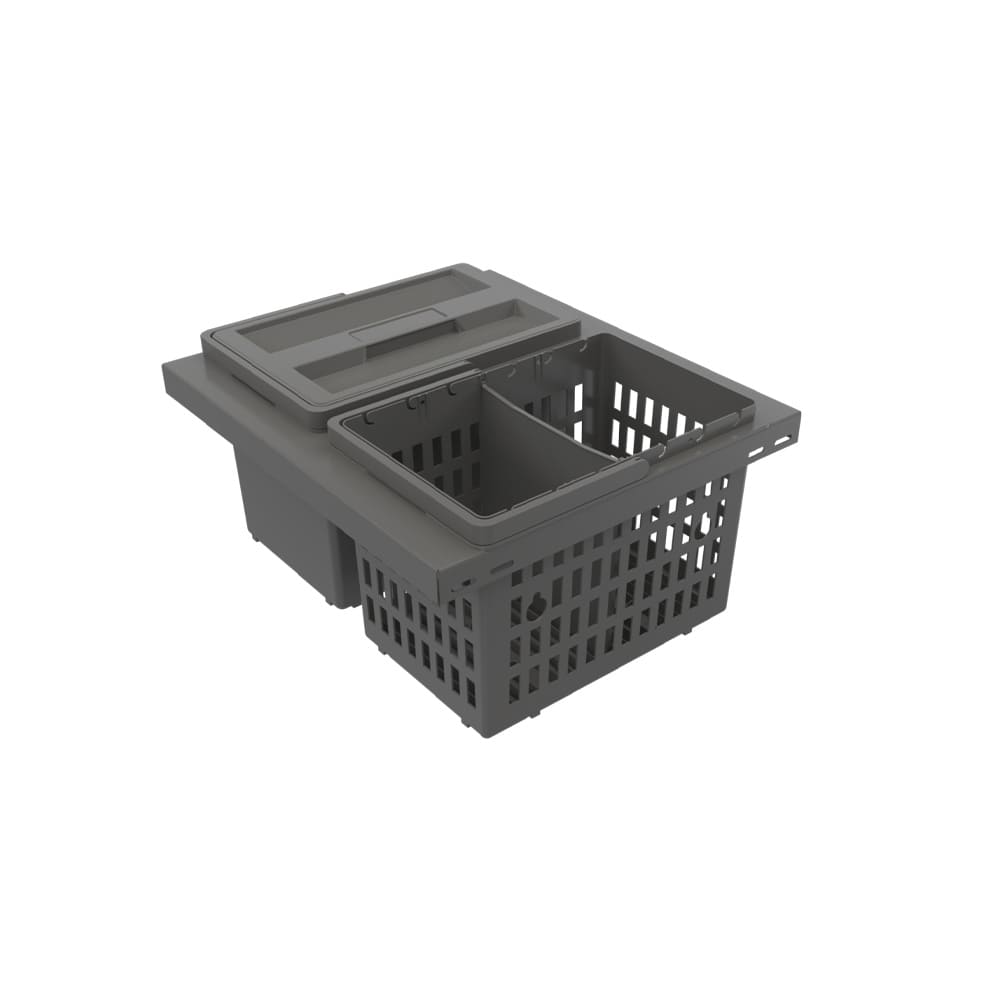 Kierrätys - Cube Basic Low - Tummanharmaa