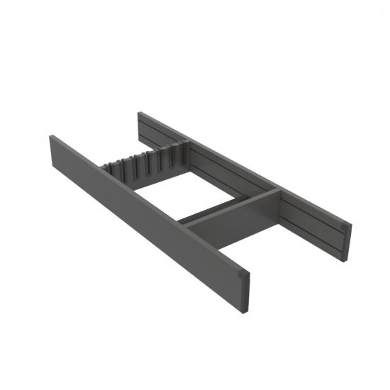 Veitsiteline Flex Basic - 500 (473mm) - Tummanharmaa