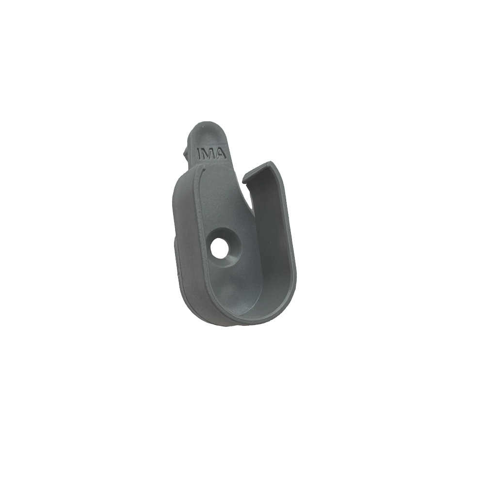 Vaatetangon Kiinnike 16-18mm Kehys - Tummanharmaa (1/kpl)