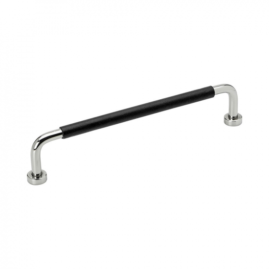 Vedin Lounge - 160mm - Kromi/Musta Nahka