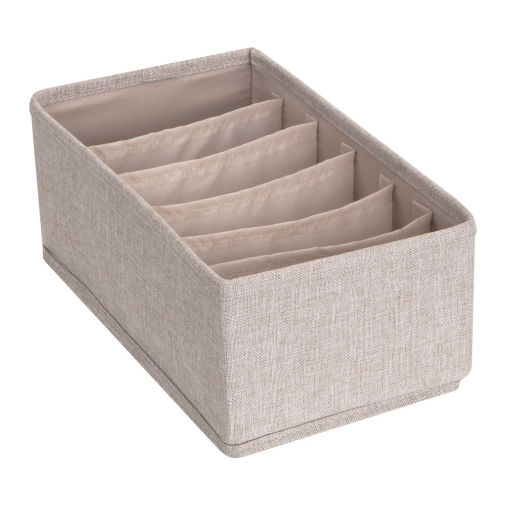 Säilytyslaatikko Jossa 6 Lokeroa - Beige