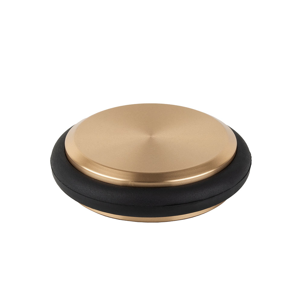 Ovenpysäytin Low - 68mm - Harjattu Messinki