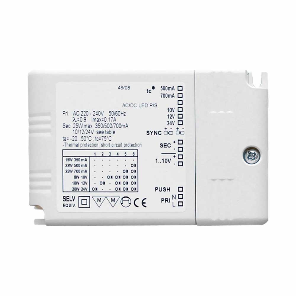 Muuntaja Drikon - Himmennettävä - 350-700mA/12-24V