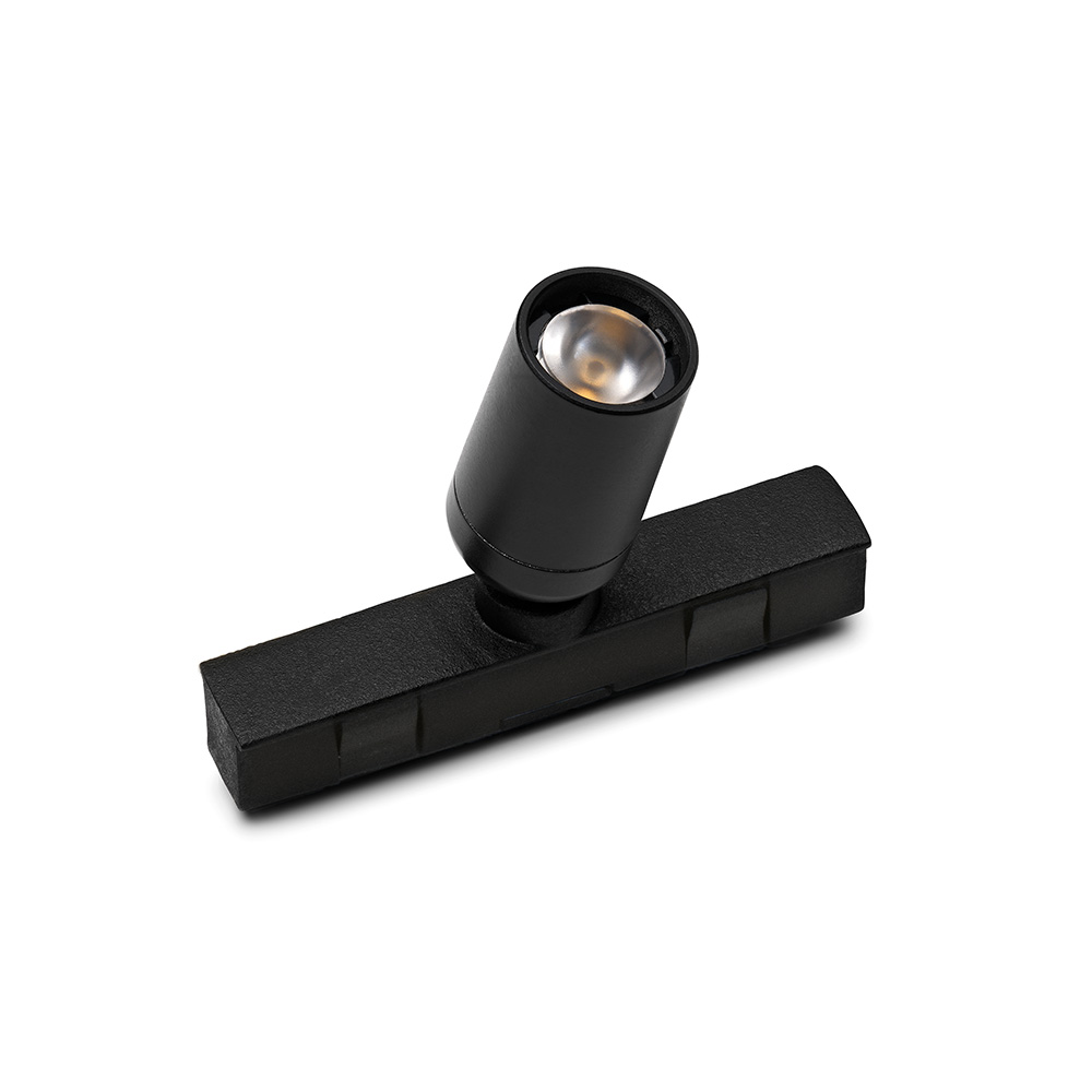LED-Kohdevalaisin Magy R 24V/1W 2700K - Musta