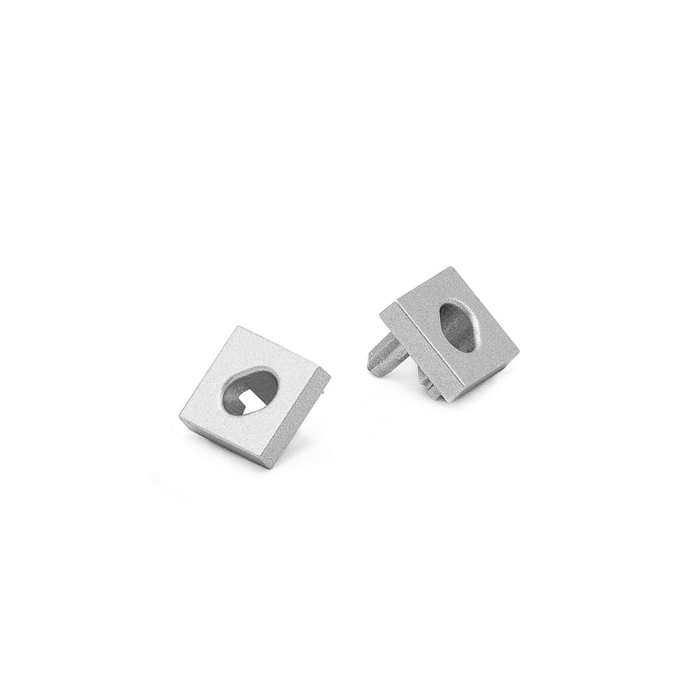 Päätykappale LD8288 - Hopea