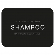 Tarraetiketti - Shampoo - Matta Musta