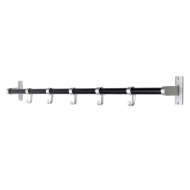 Koukkulista Elegant - 1000mm - Musta/Alumiini