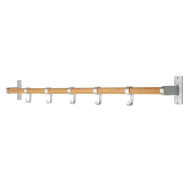 Koukkulista Elegant - 1000mm - Tammi/Alumiini