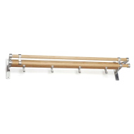 Hattuhylly Elegant Plus - 1000mm - Tammi/Alumiini