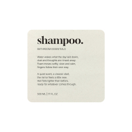 Tarraetiketti Premium - Shampoo - Beige