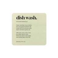 Tarraetiketti Premium - Dish Wash - Beige