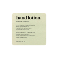 Tarraetiketti Premium - Hand Lotion - Beige