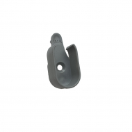 Vaatetangon Kiinnike 16-18mm Kehys - Tummanharmaa (1/kpl)