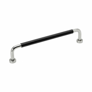 Vedin Lounge - 160mm - Kromi/Musta Nahka