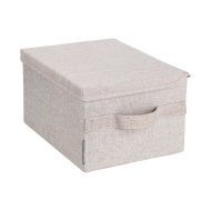 Säilytyslaatikko Kannella - Beige
