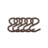 Koukku Aveny - 5 kpl - Brunattu Messinki