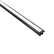 LED-Profiili LD8125 - 2000mm - Musta