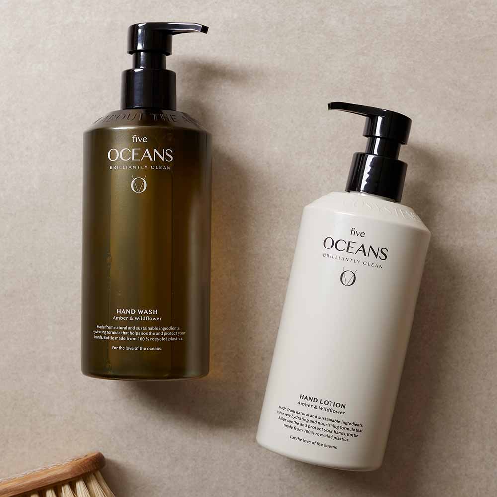 Hand Lotion Five Oceans - Amber & Wildflower 500ml