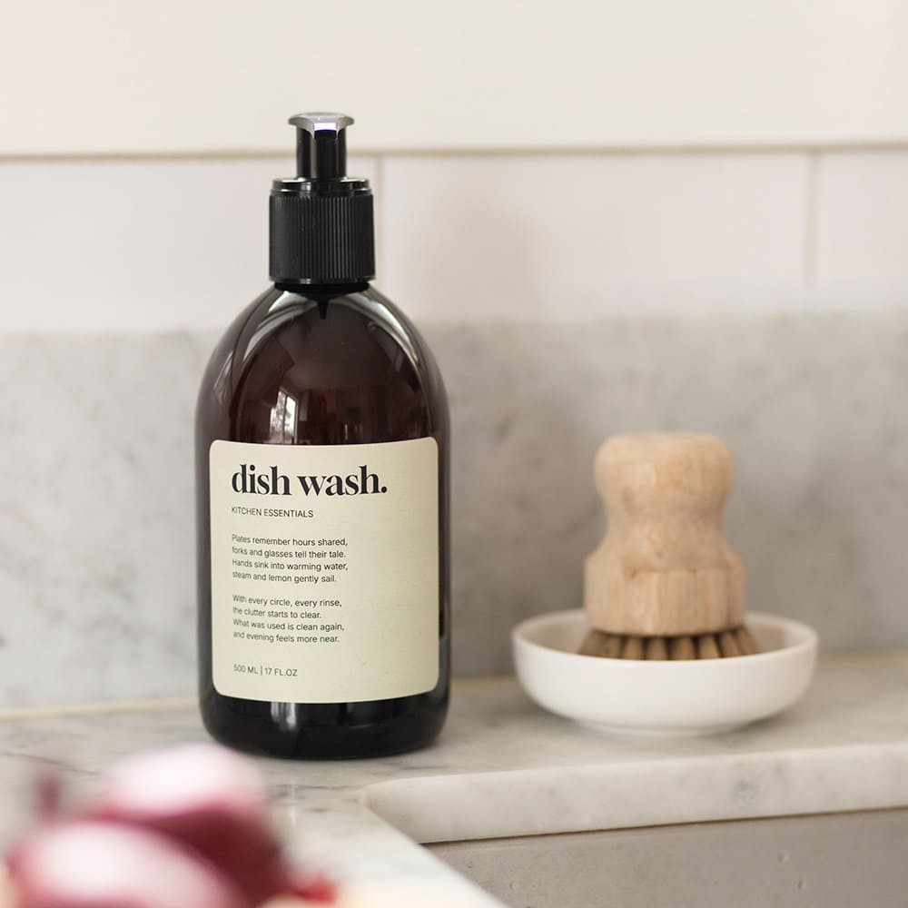 Tarraetiketti Premium - Dish Wash - Beige