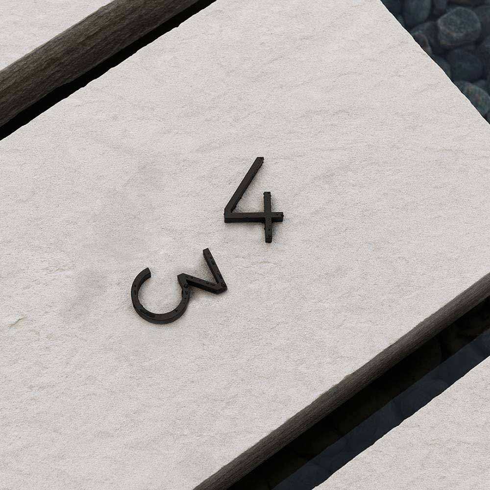 Talon numero Nykyaikainen - 2 - Musta