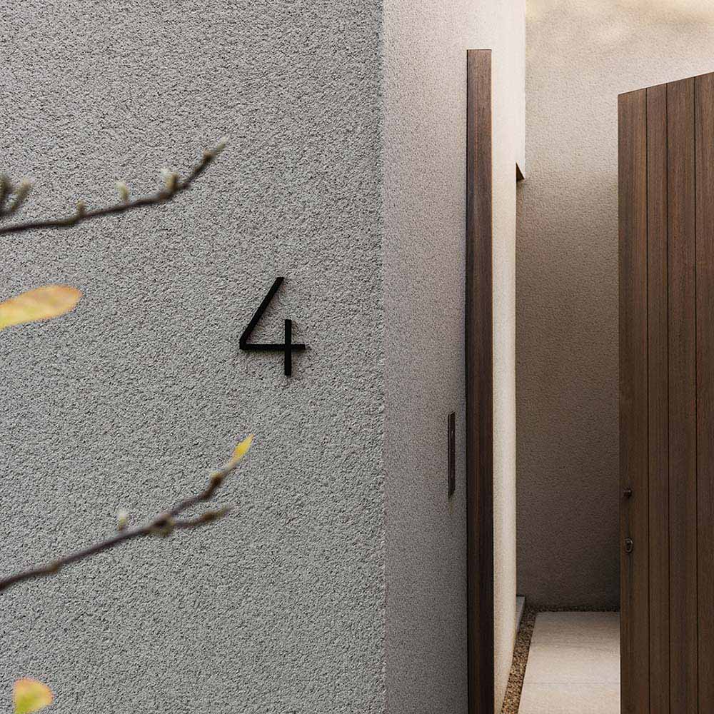 Talon numero Nykyaikainen - 4 - Musta