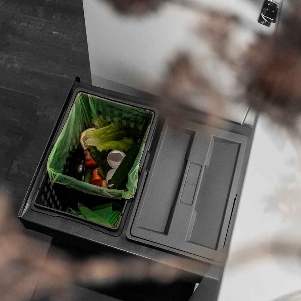 Jätteenlajittelu - Select Base Eco - Tummanharmaa