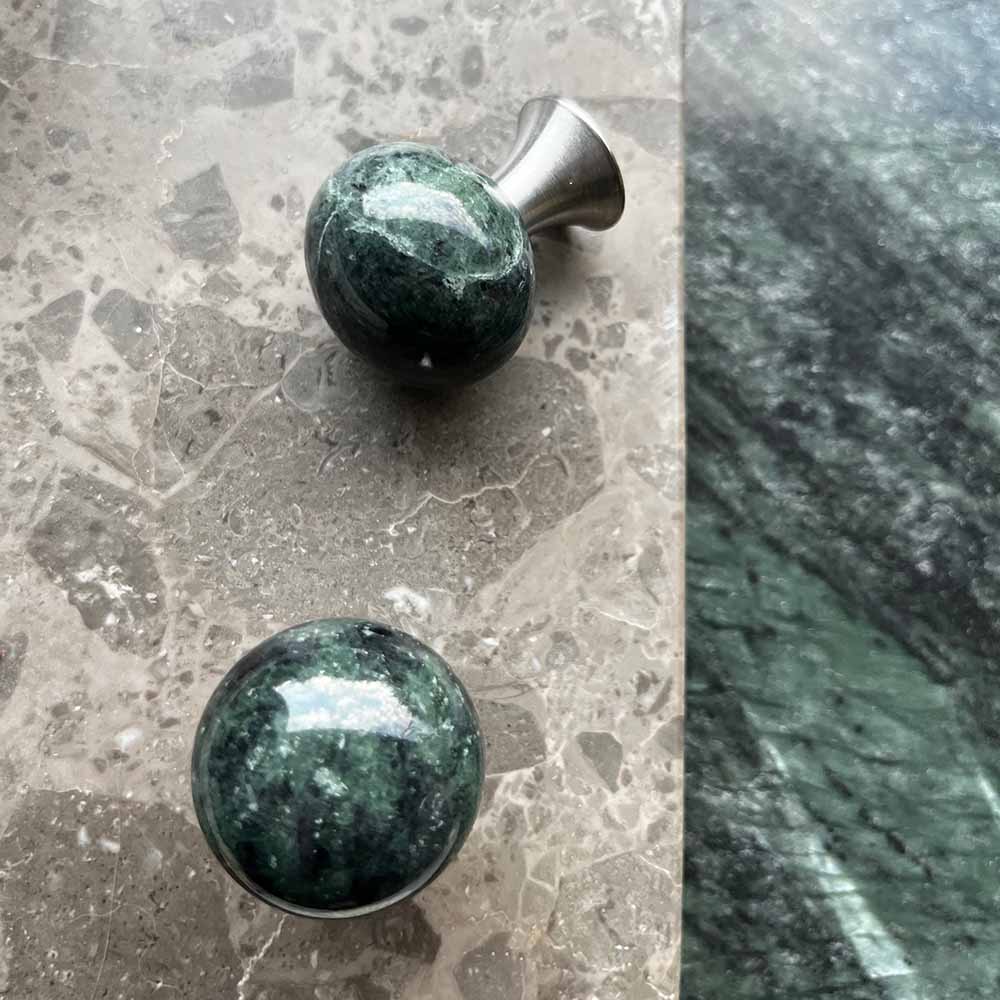 Nuppivedin Bead Straight - Carraran Marmori/Vihreä