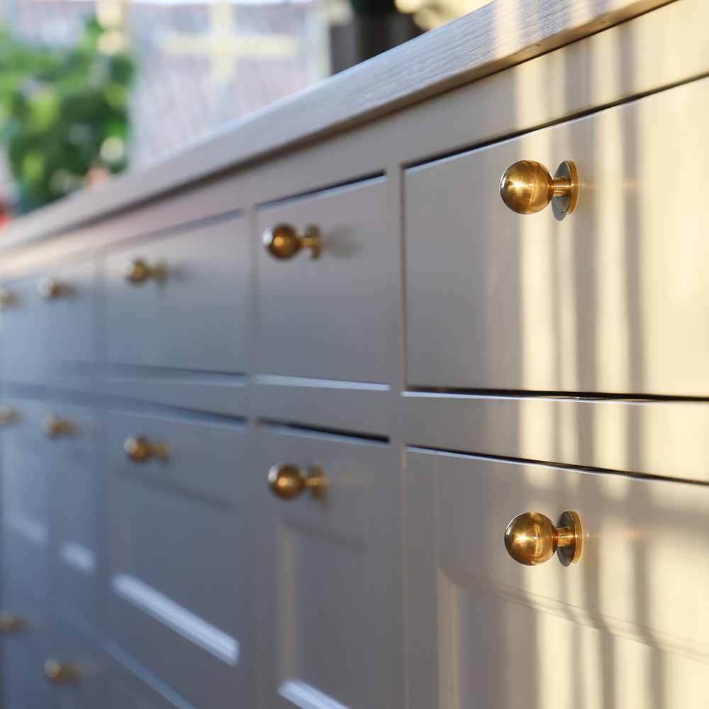 Nuppivedin Solliden - Kiillotettu Käsittelemätön Messinki