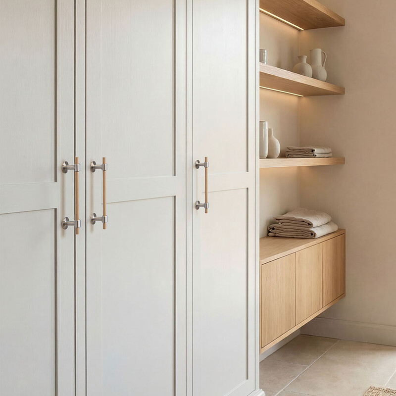 Vedin Uniform - 128mm - Tammi/Harjattu Ruostumaton