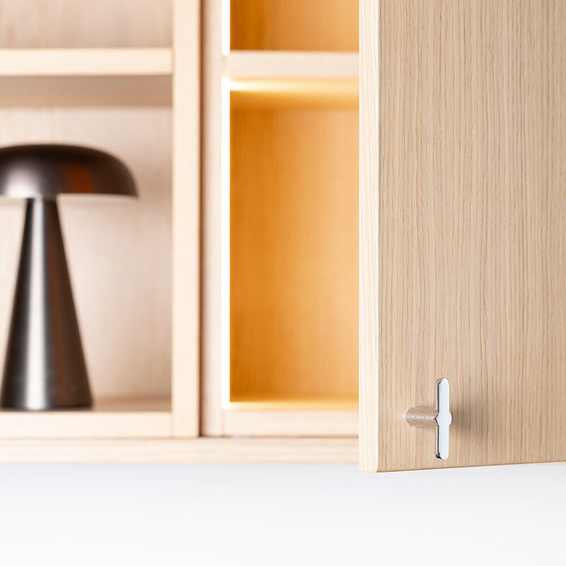 T-Nuppi Flow - Kiillotettu Kromi