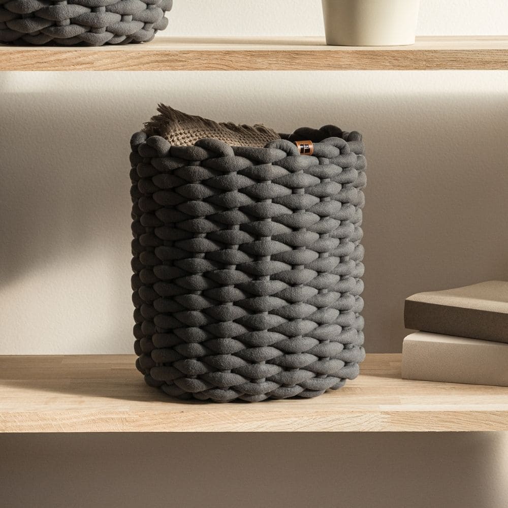 Pyöreä Kori - Harmaa