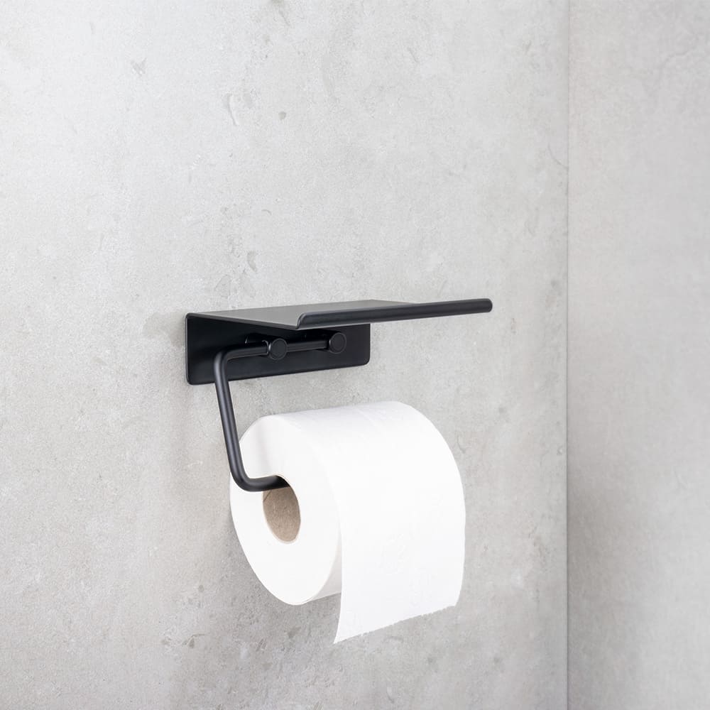 WC-paperiteline Hylly - Matta Musta
