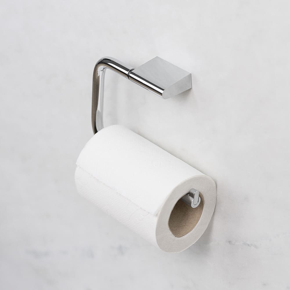 WC-paperiteline Flow - Kiillotettu Kromi