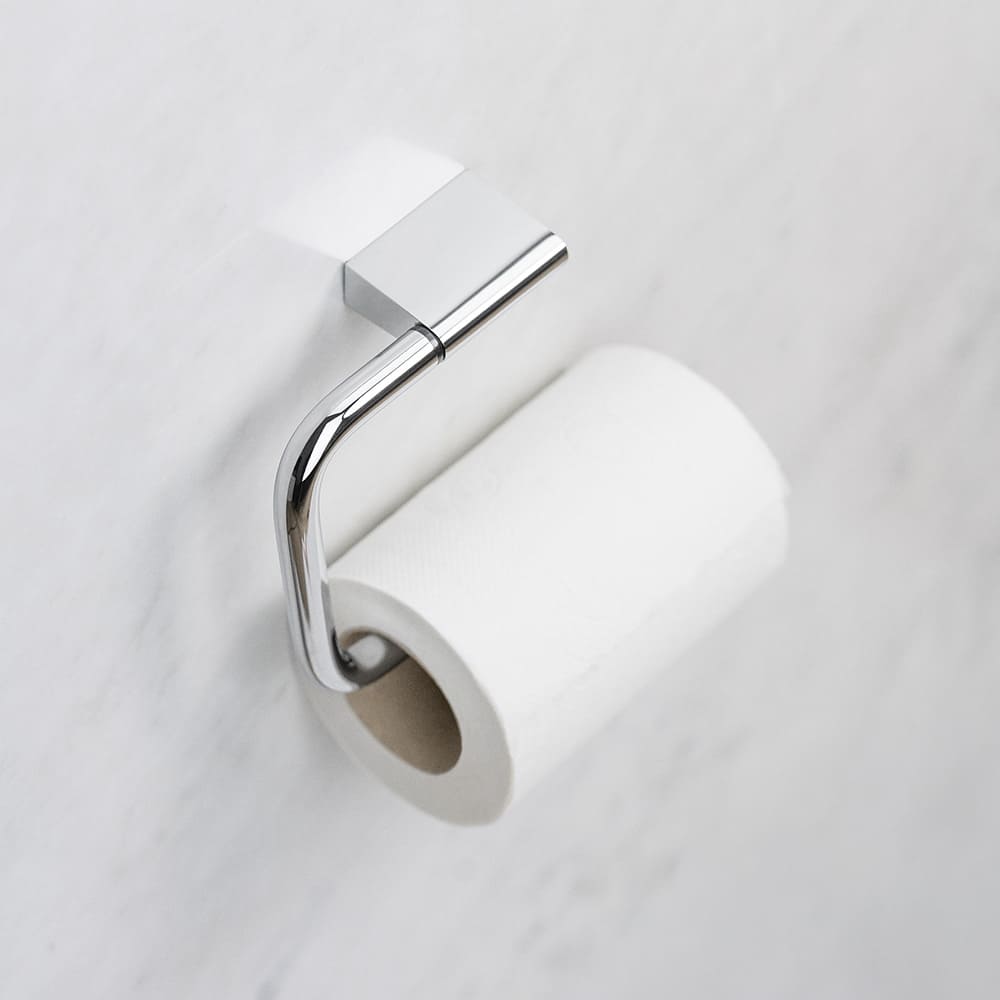 WC-paperiteline Flow - Kiillotettu Kromi