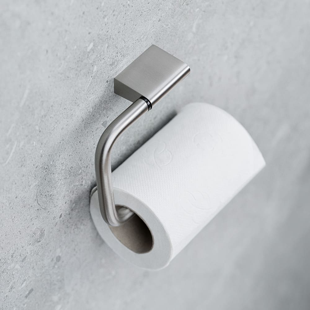 WC-paperiteline Flow - Harjattu Nikkeli