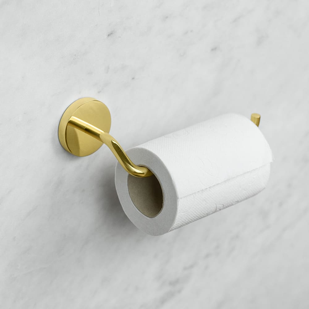 WC-paperiteline Calm - Kiillotettu Messinki