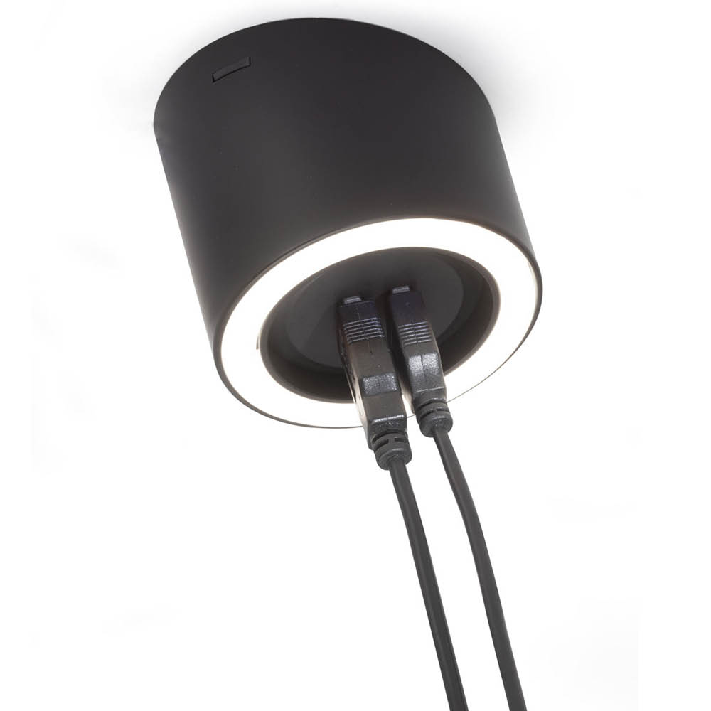  LED-Kohdevalaisin Unika - USB - Musta