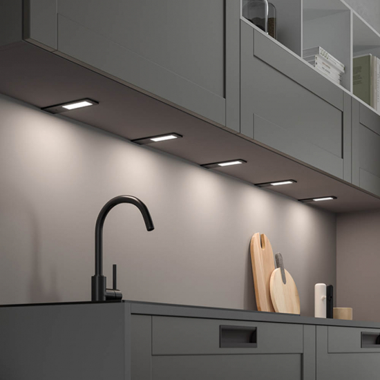 LED-Kohdevalaisin Vega - Ruostumaton Teräksen Ilme