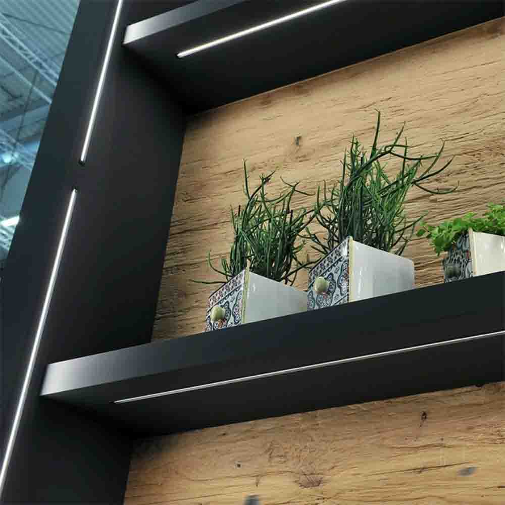 LED-Profiili 8112 - 2000mm - Musta
