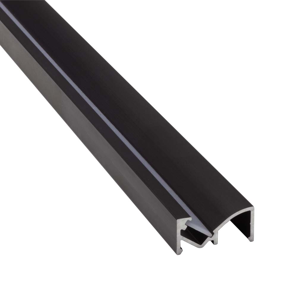 LED-Profiilin Blade - 2000mm - Mattamusta