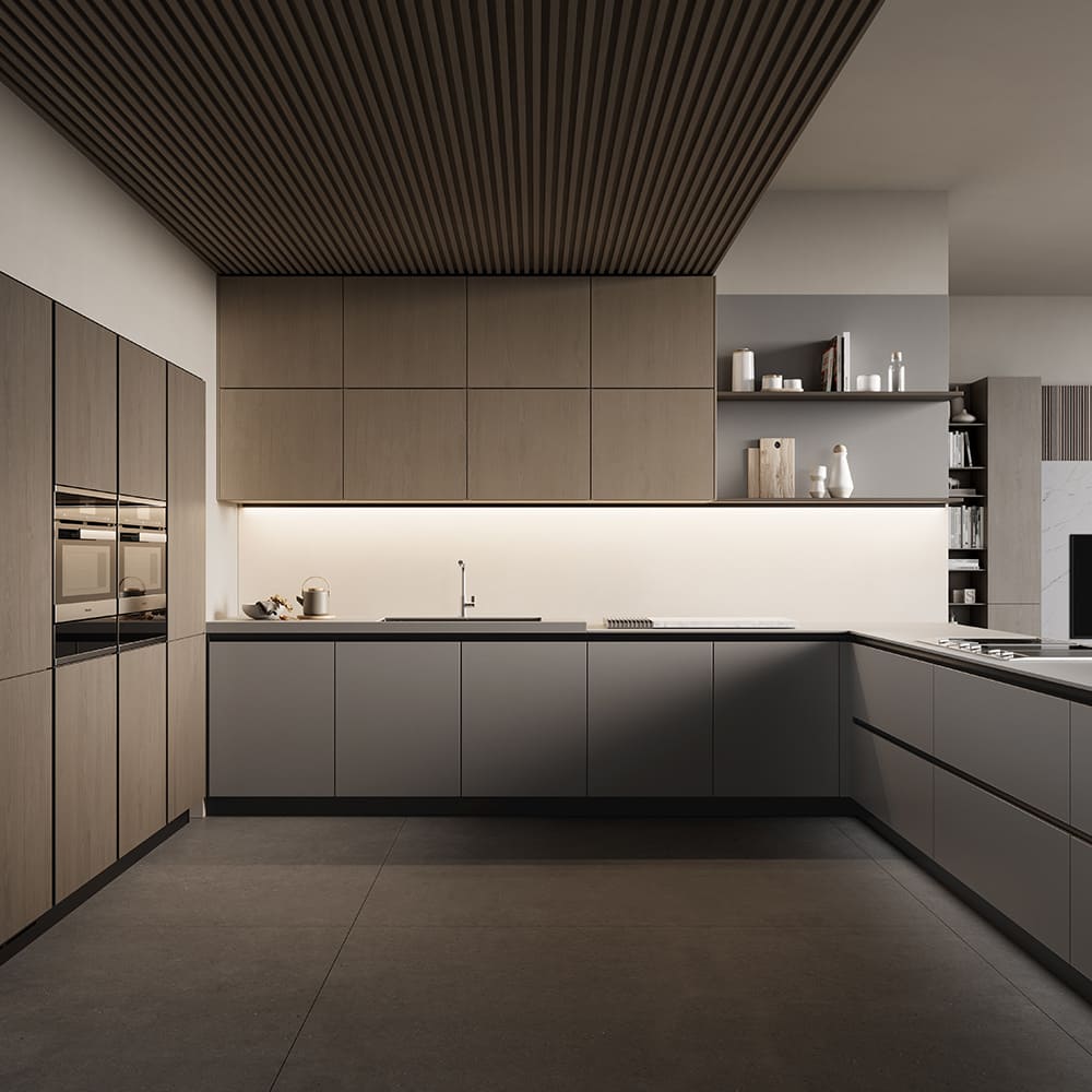 LED-Profiili Tuby - 2000mm - Musta