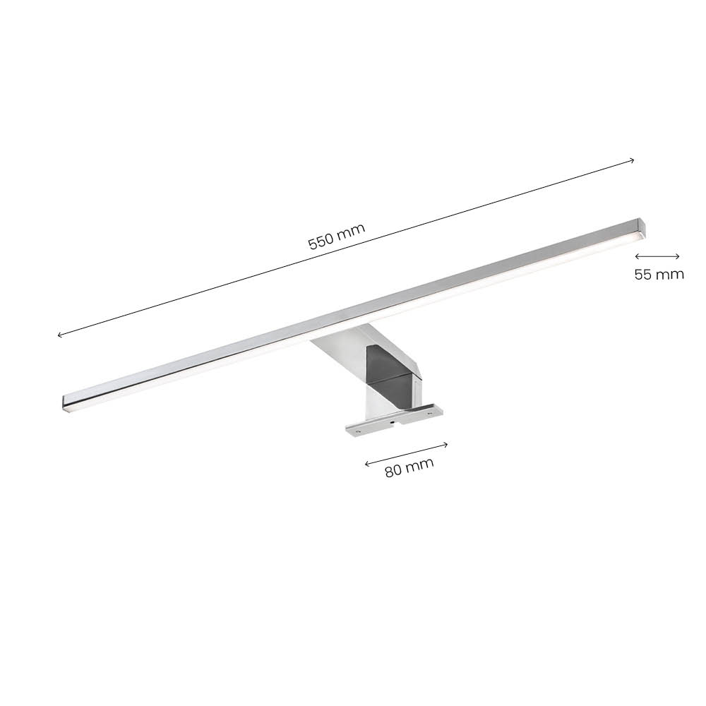 LED-Valaisin Jot - Kromi