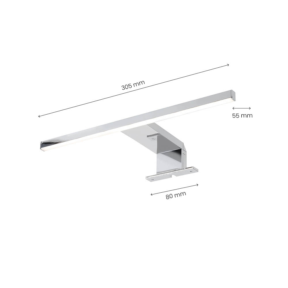 LED-Valaisin Jot - Kromi