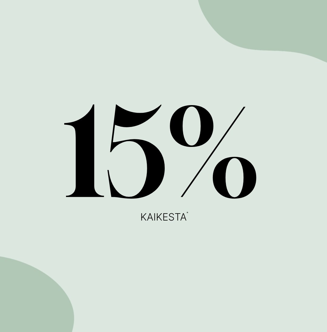15% kaikesta