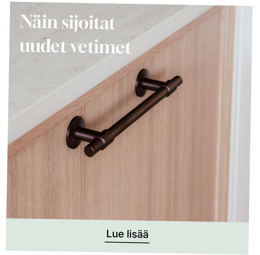 Näin sijoitat vetimet oikein