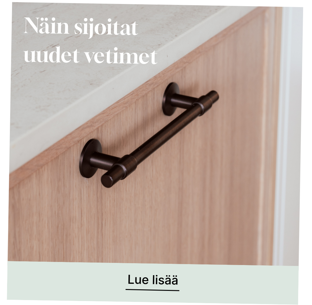 Näin sijoitat vetimet oikein
