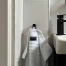 Koukku Round - Harjattu Musta