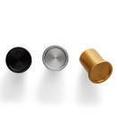 Koukku Round - Harjattu Musta