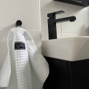 Koukku Round - Harjattu Musta