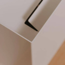 Seinälle Kiinnitettävä Ämpäri Hold - 9L - Valkoinen